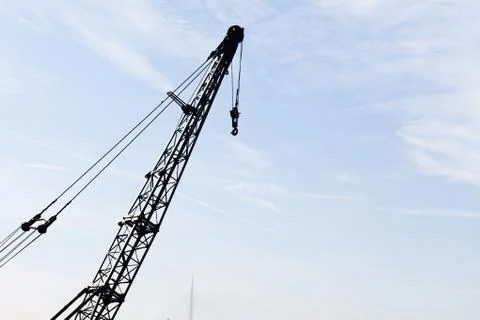 Crane hooks Stock Photos
