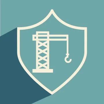 Crane icon design, vector illustration eps10 graphic Stock Illustration