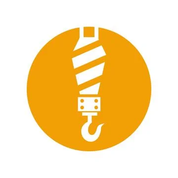 Crane icon logo design template Stock Illustration