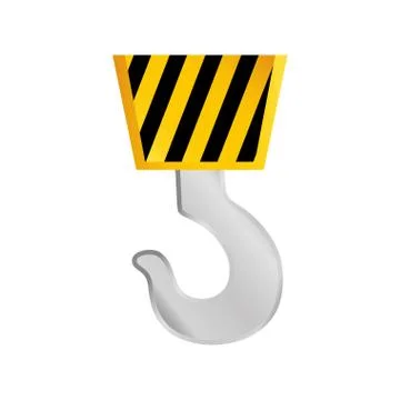 Crane icon. Under construction design. Vector graphic Stock Illustration