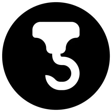 Crane icon vector Stock Illustration