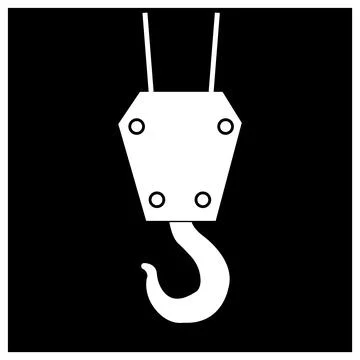 Crane icon vector illustration Stock Illustration