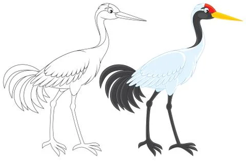 Crane Stock Illustration