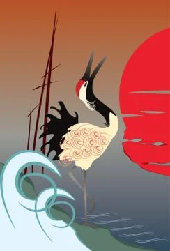 Crane Stock Illustration