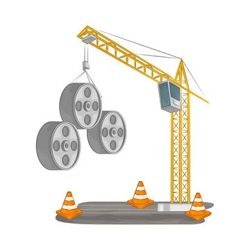 Crane Illustration Illustration