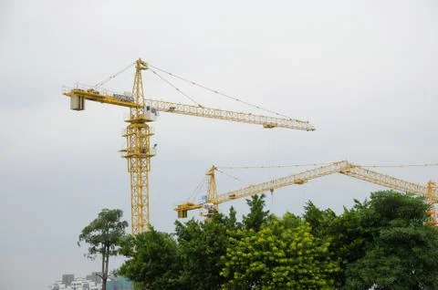 Crane machine Stock Photos