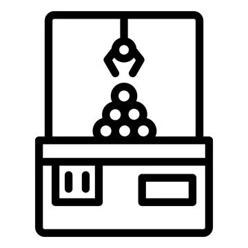 Crane machine Vector Icon Design Illustration Stock Illustration
