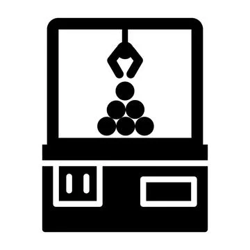 Crane machine Vector Icon Design Illustration Stock Illustration