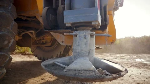 The crane moves on a platform Stock Footage 142495653