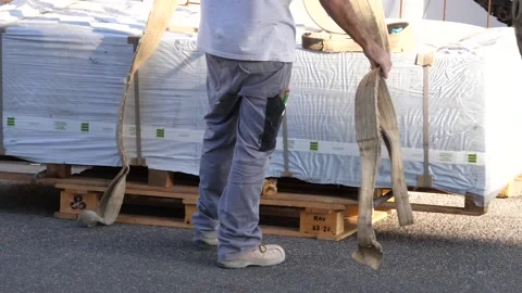 Crane moving, construction site Stock Footage 143001414