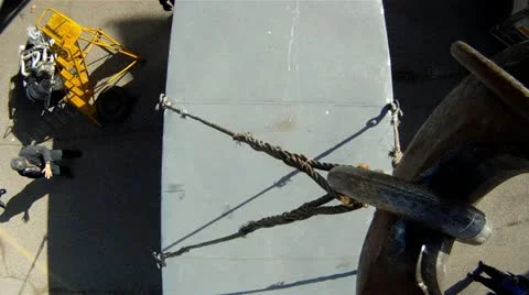 Crane operation 2 Stock Footage 11149892