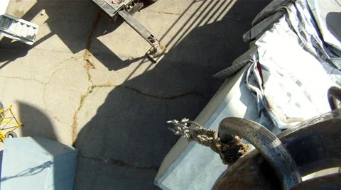 Crane operation 3 Stock Footage 11149938