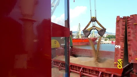 Crane operation cabin for control all equipment of crane. Crane operator control Video stock 91813590