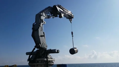 Crane Operation Video stock 150736895