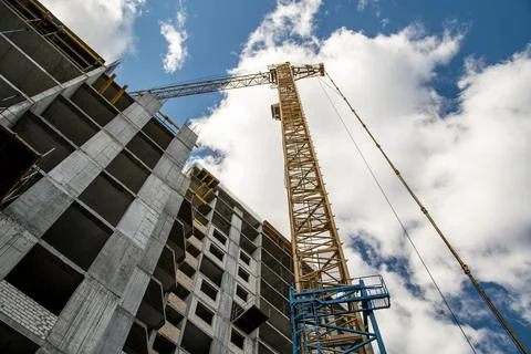 Crane on the rack Stock Photos