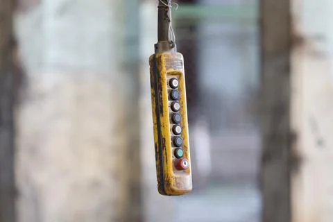 Crane remote control Stock Photos