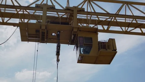 Crane for rolled metal Video stock 95718963