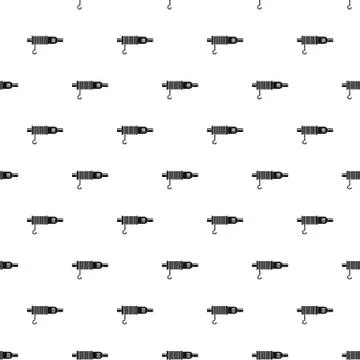 Crane rope pattern seamless vector Stock Illustration