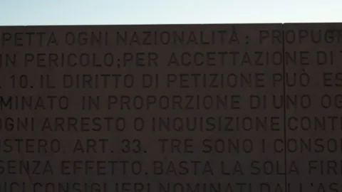 Crane Shot from Gianicolo Video stock 85552931