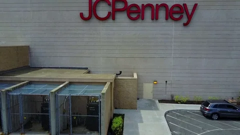 Crane Shot of JC Penny Store Stock Footage 79763499