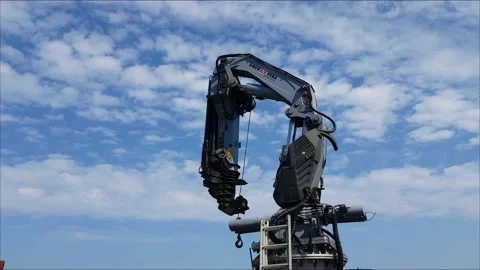 The crane in the sky Stock-Footage 138826101