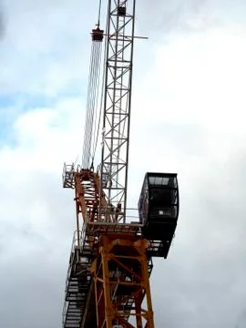 Crane in the sky Foto stock