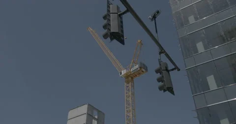 Crane Tilt up Video stock 53347818
