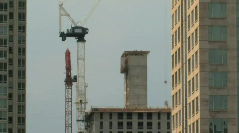 Crane Time Lapse 2 Stock Footage 467818