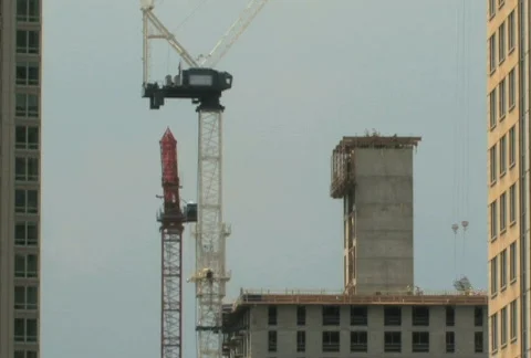 Crane Time Lapse 2 NTSC Stock Footage 471362
