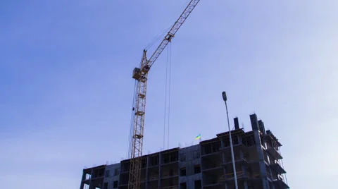 Crane Timelapse Stock Footage 33246520