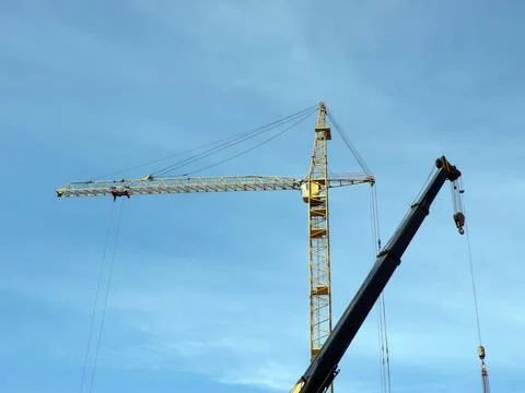 Crane tower Stock Photos