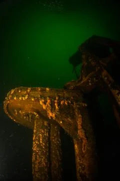 Crane underwater Stock Photos