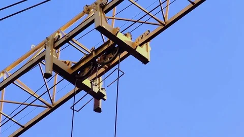 Crane working close-up Stock Footage 83238652