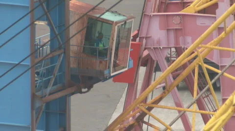 Cranes close time lapse Stock Footage 379865