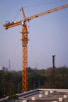 Cranes construction Foto stock