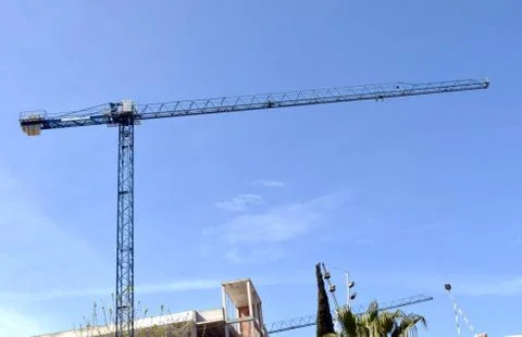 Cranes for construction Stock Photos