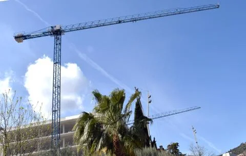 Cranes for construction Stock Photos