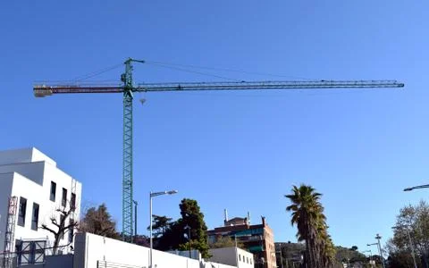 Cranes for construction Stock Photos