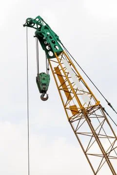 Cranes at a construction site Stock Photos
