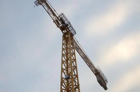 Cranes in construction use. Stock Photos
