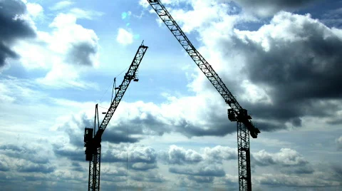 Cranes 스톡 동영상 863158