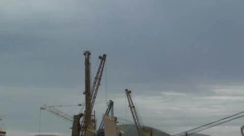 Cranes Stock Footage 22385825