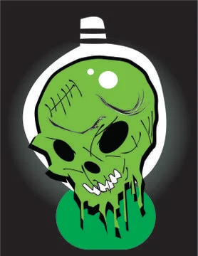 Cranium ghost Stock Illustration