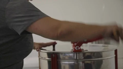 Crank turning Stock Footage 84785965