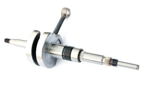 Crank on a white background Stock Photos
