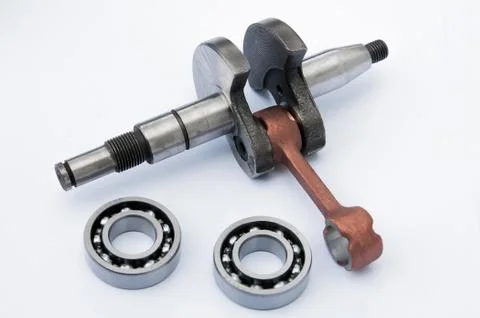 Crank on a white background Stock Photos