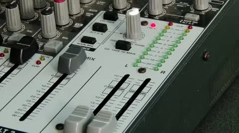 Cranking up the volume Stock Footage 10833230