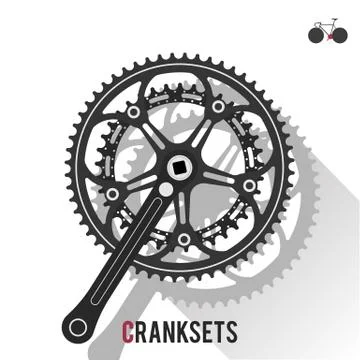 Cranksets Stock Illustration