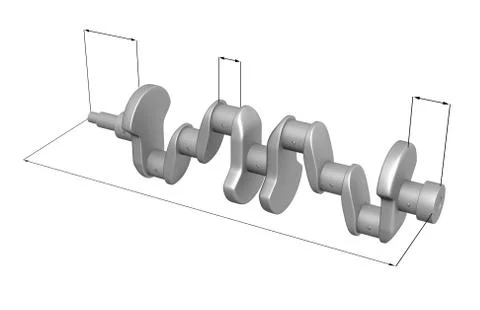Crankshaft Stock Illustration