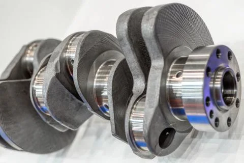 Crankshaft of an internal combustion engine Stock Photos